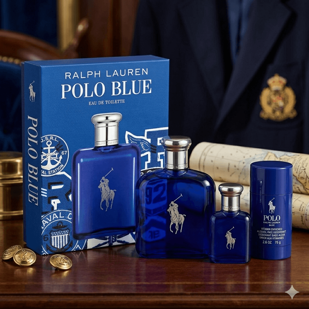 Estuche Polo Blue 125ml+ 40ml+ Desorante Polo